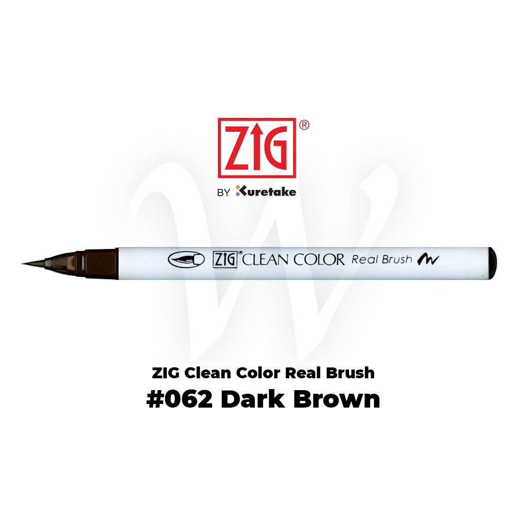 [WESTSTAR] KURETAKE ZIG Clean Color Real Brush Pen Water Color Brush Pen (Single Pc)