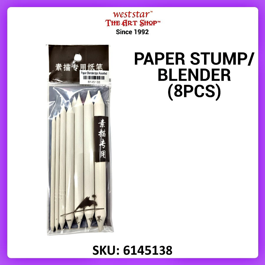 [WESTSTAR] Paper Stump / Paper Blender / Blending Stumps for Pastel, Charcoal, Pencil - Assorted