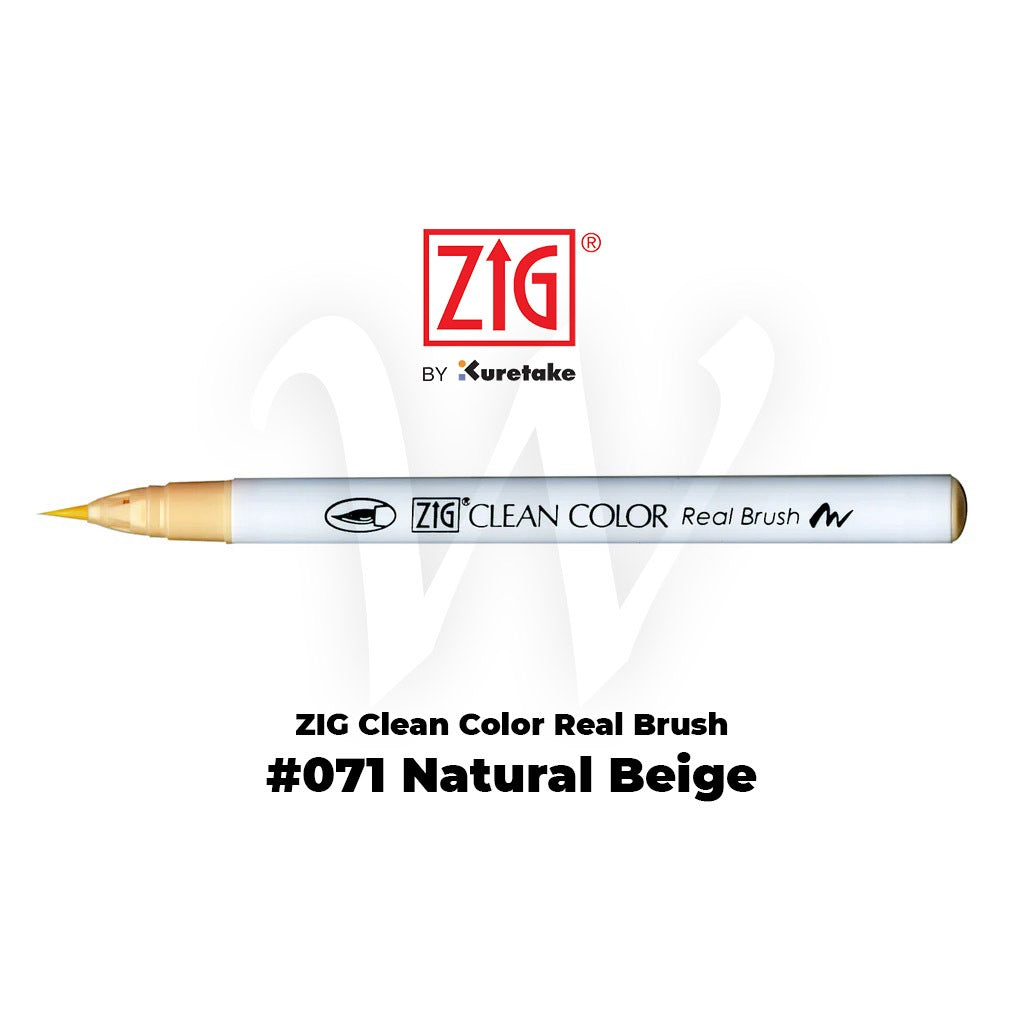 [WESTSTAR] KURETAKE ZIG Clean Color Real Brush Pen Water Color Brush Pen (Single Pc)