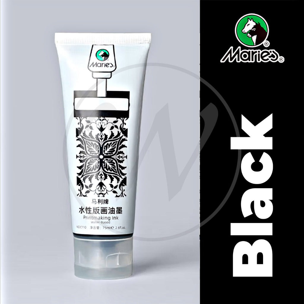 [WETAS] Marie’s C710 75ml Water-Based Printmaking Lino Ink For Lino Block Printing • Silk Screen • Creative Art Projects