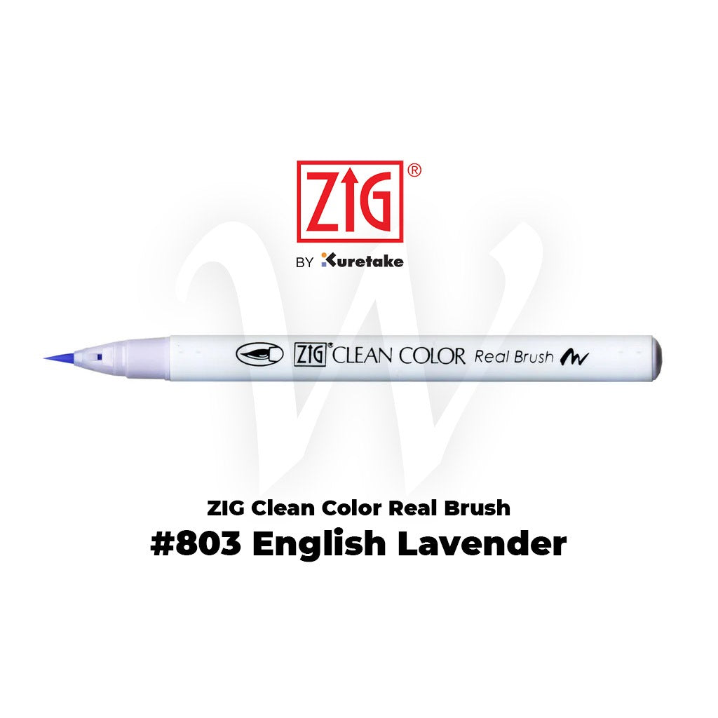 [WESTSTAR] KURETAKE ZIG Clean Color Real Brush Pen Water Color Brush Pen (Single Pc)