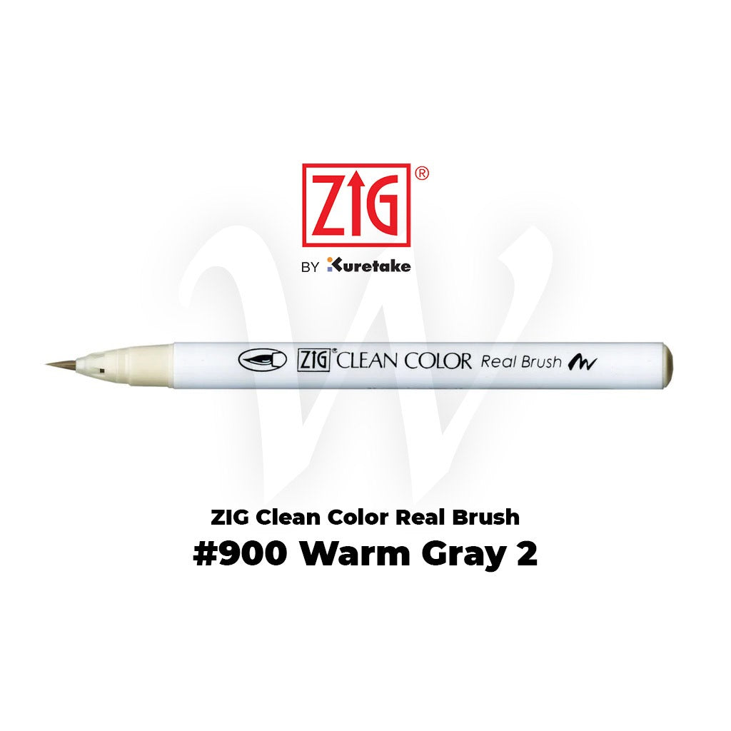 [WESTSTAR] KURETAKE ZIG Clean Color Real Brush Pen Water Color Brush Pen (Single Pc)