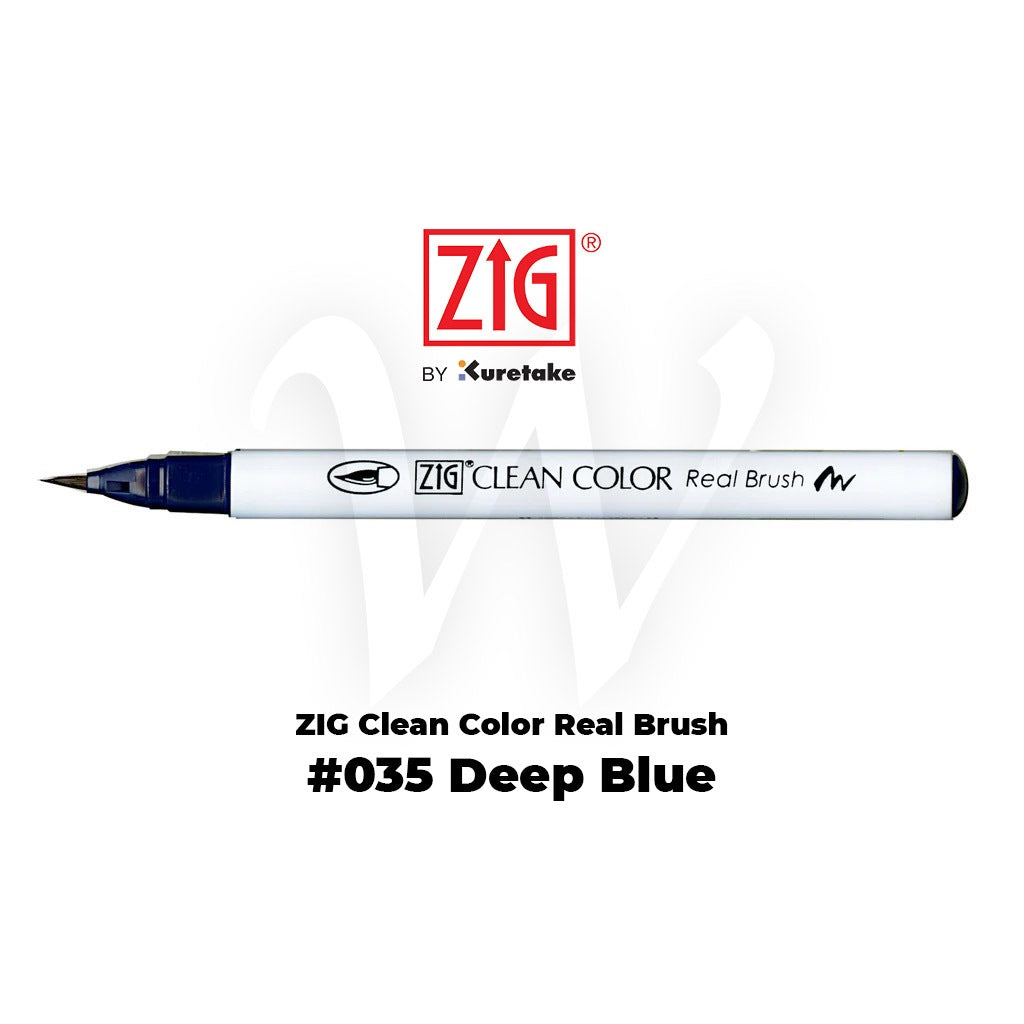 [WESTSTAR] KURETAKE ZIG Clean Color Real Brush Pen Water Color Brush Pen (Single Pc)