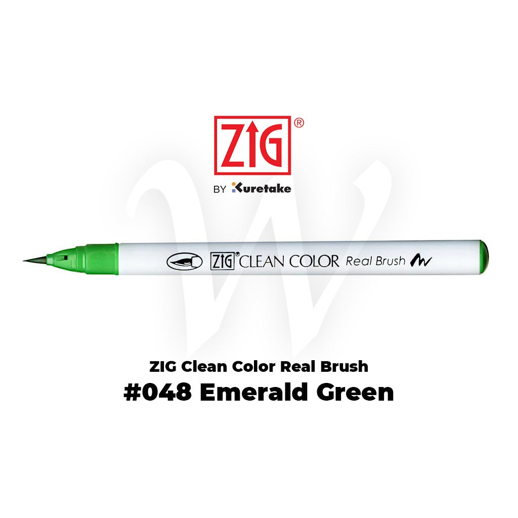 [WESTSTAR] KURETAKE ZIG Clean Color Real Brush Pen Water Color Brush Pen (Single Pc)