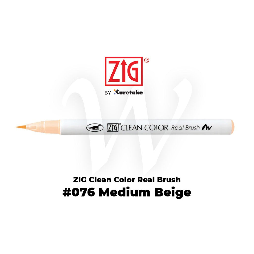 [WESTSTAR] KURETAKE ZIG Clean Color Real Brush Pen Water Color Brush Pen (Single Pc)