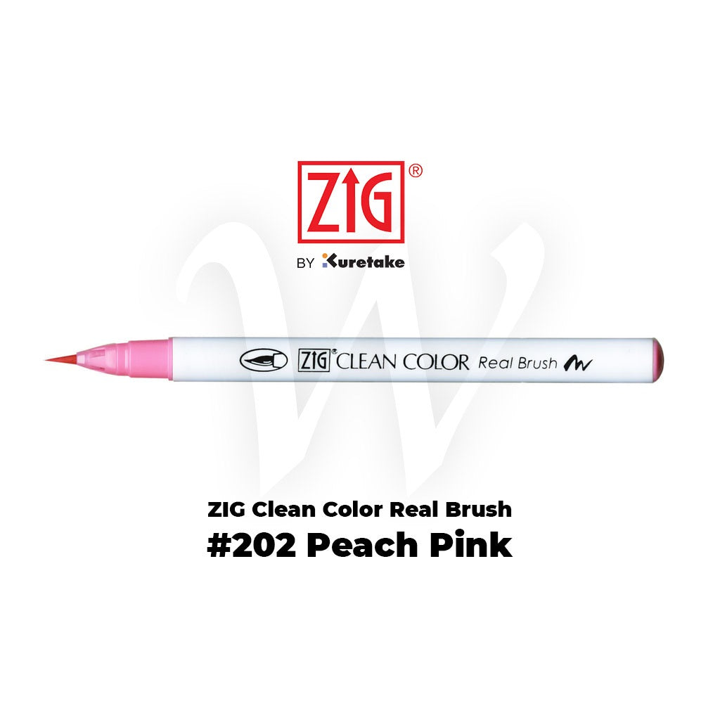 [WESTSTAR] KURETAKE ZIG Clean Color Real Brush Pen Water Color Brush Pen (Single Pc)