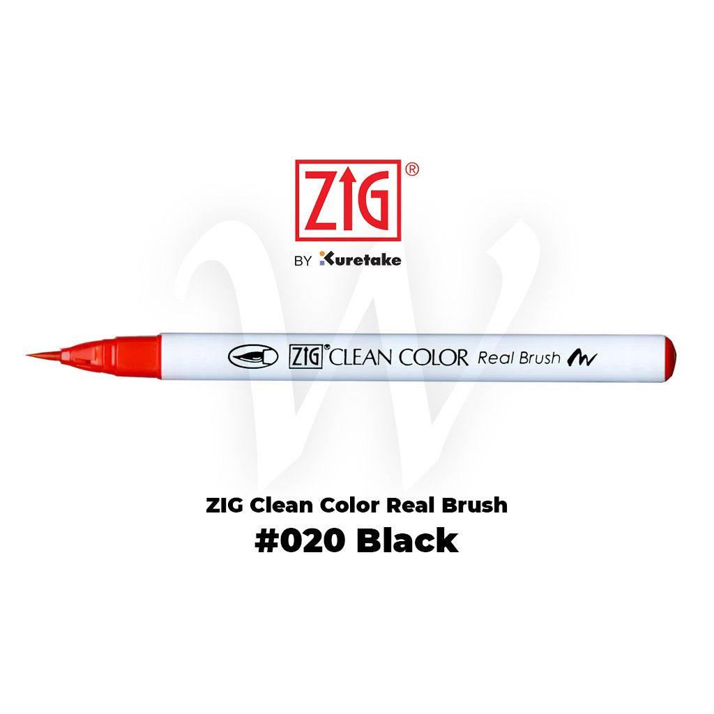 [WESTSTAR] KURETAKE ZIG Clean Color Real Brush Pen Water Color Brush Pen (Single Pc)