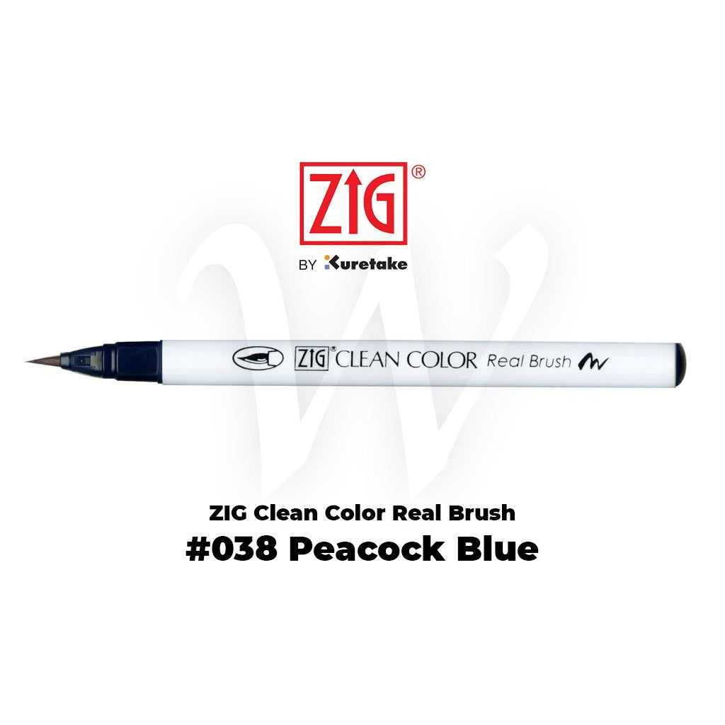 [WESTSTAR] KURETAKE ZIG Clean Color Real Brush Pen Water Color Brush Pen (Single Pc)