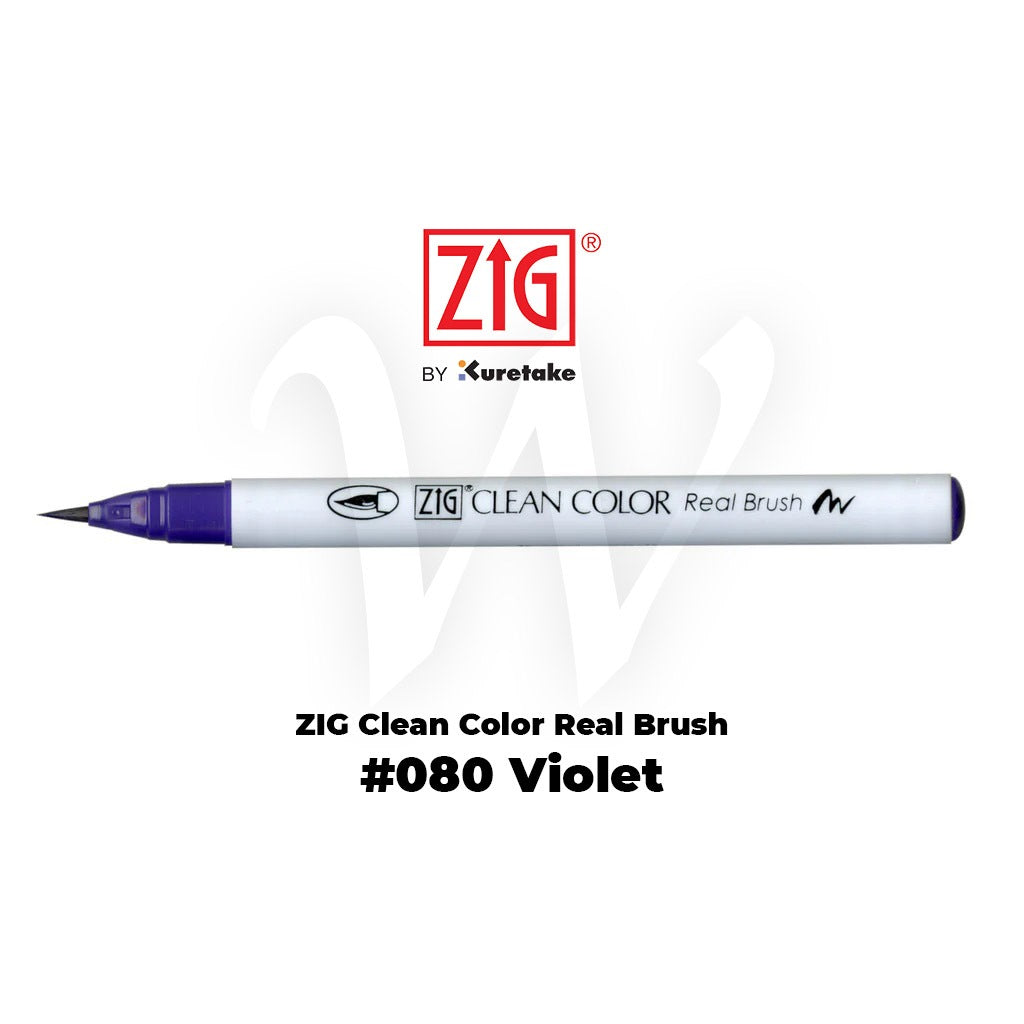 [WESTSTAR] KURETAKE ZIG Clean Color Real Brush Pen Water Color Brush Pen (Single Pc)