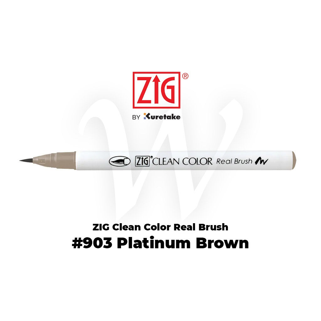 [WESTSTAR] KURETAKE ZIG Clean Color Real Brush Pen Water Color Brush Pen (Single Pc)