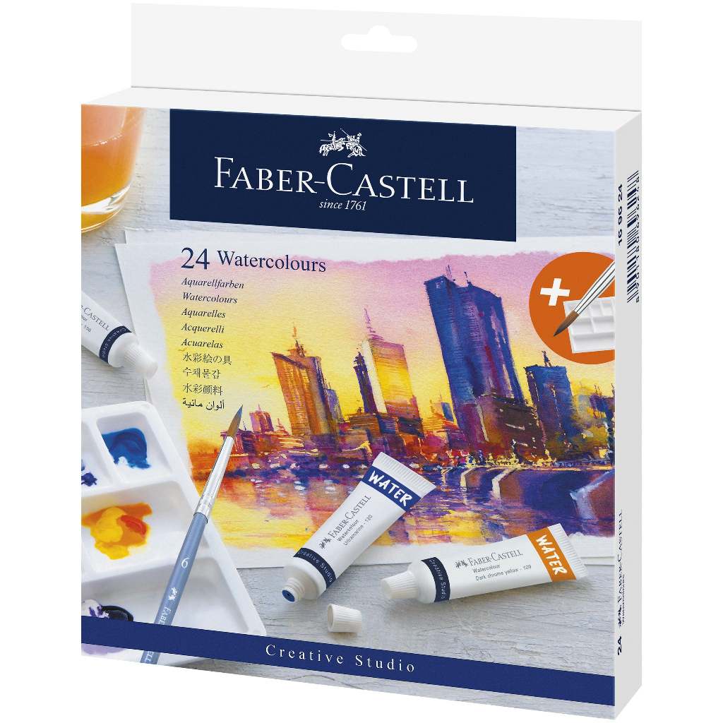 [WESTSTAR] FABER Creative Studio Watercolour Set Tube Watercolor Paint 12 colour / 24 colour