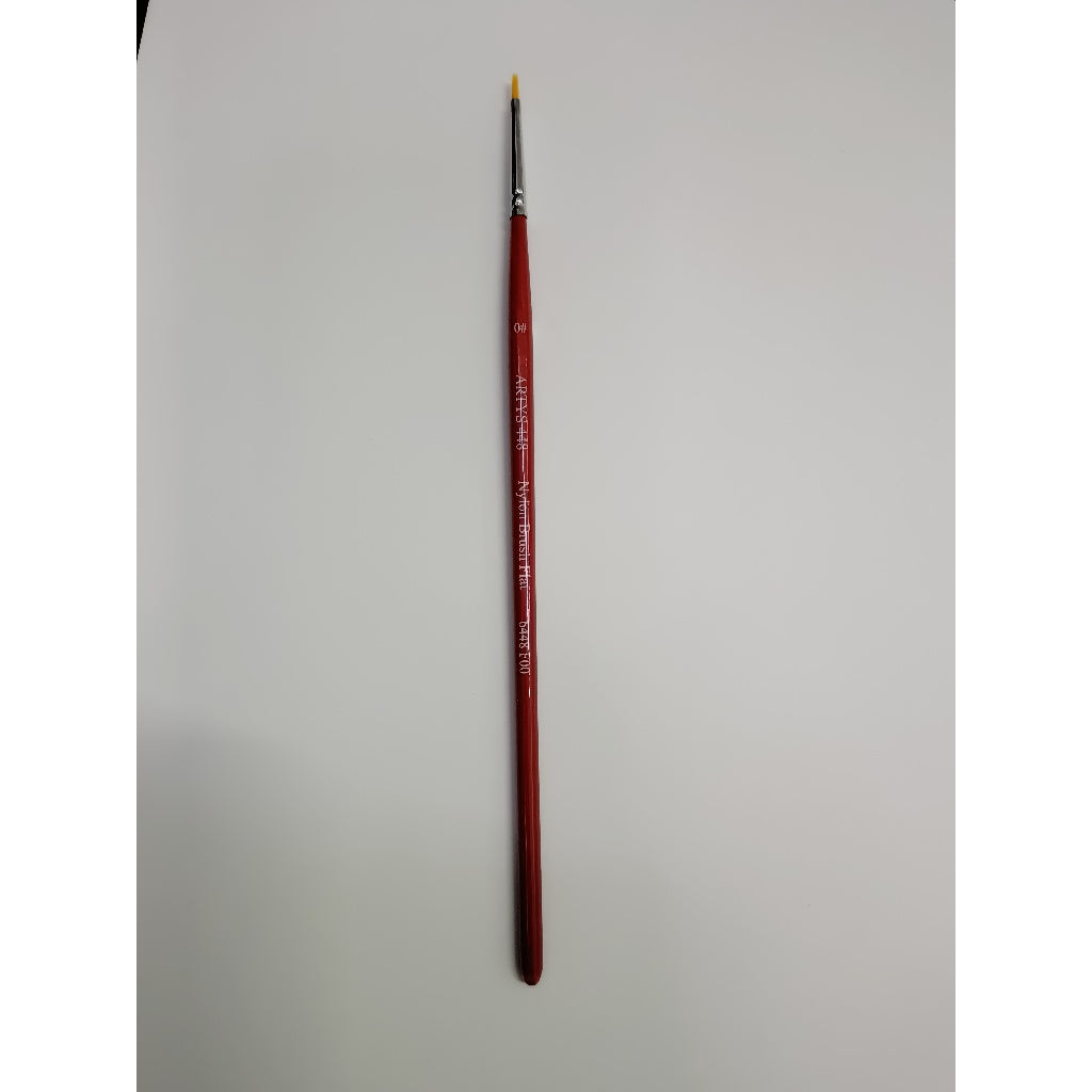 [WETAS] 1/2 ARTYS 448 Nylon Brush Flat Nylon Brush for Watercolor, Gouache, Acrylic -  Size 0 to 2"