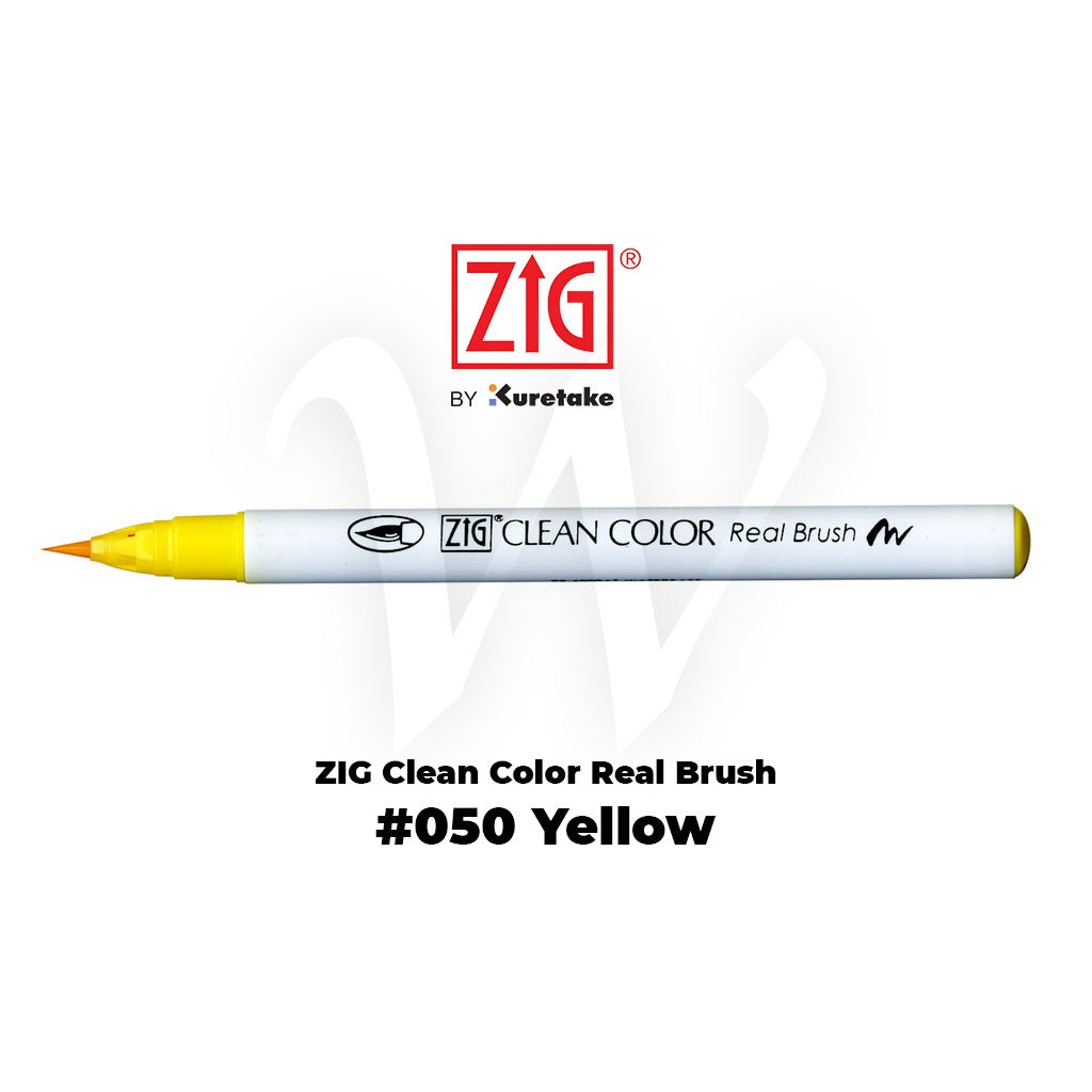 [WESTSTAR] KURETAKE ZIG Clean Color Real Brush Pen Water Color Brush Pen (Single Pc)