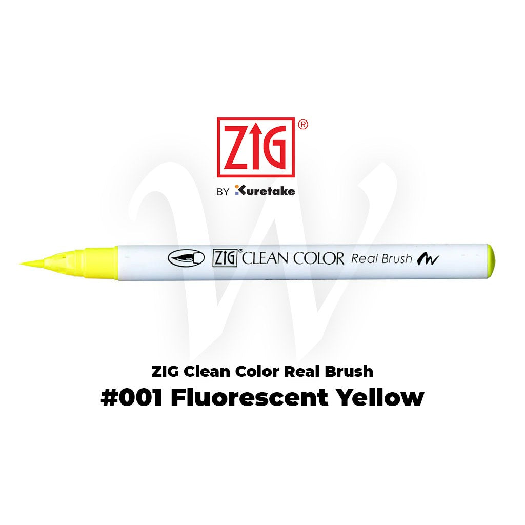 [WESTSTAR] KURETAKE ZIG Clean Color Real Brush Pen Water Color Brush Pen (Single Pc)