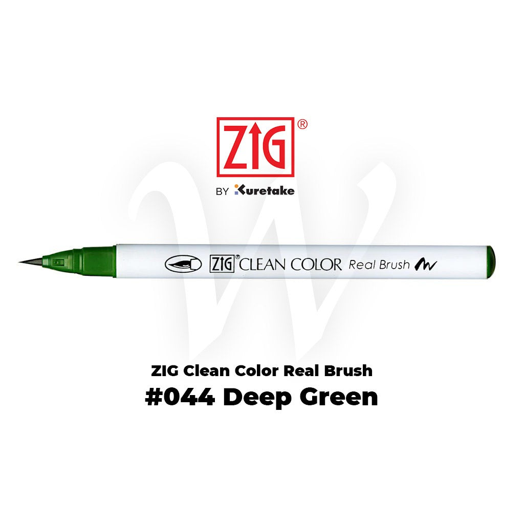 [WESTSTAR] KURETAKE ZIG Clean Color Real Brush Pen Water Color Brush Pen (Single Pc)