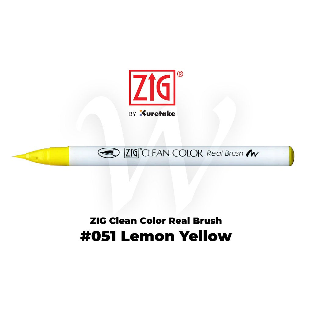 [WESTSTAR] KURETAKE ZIG Clean Color Real Brush Pen Water Color Brush Pen (Single Pc)