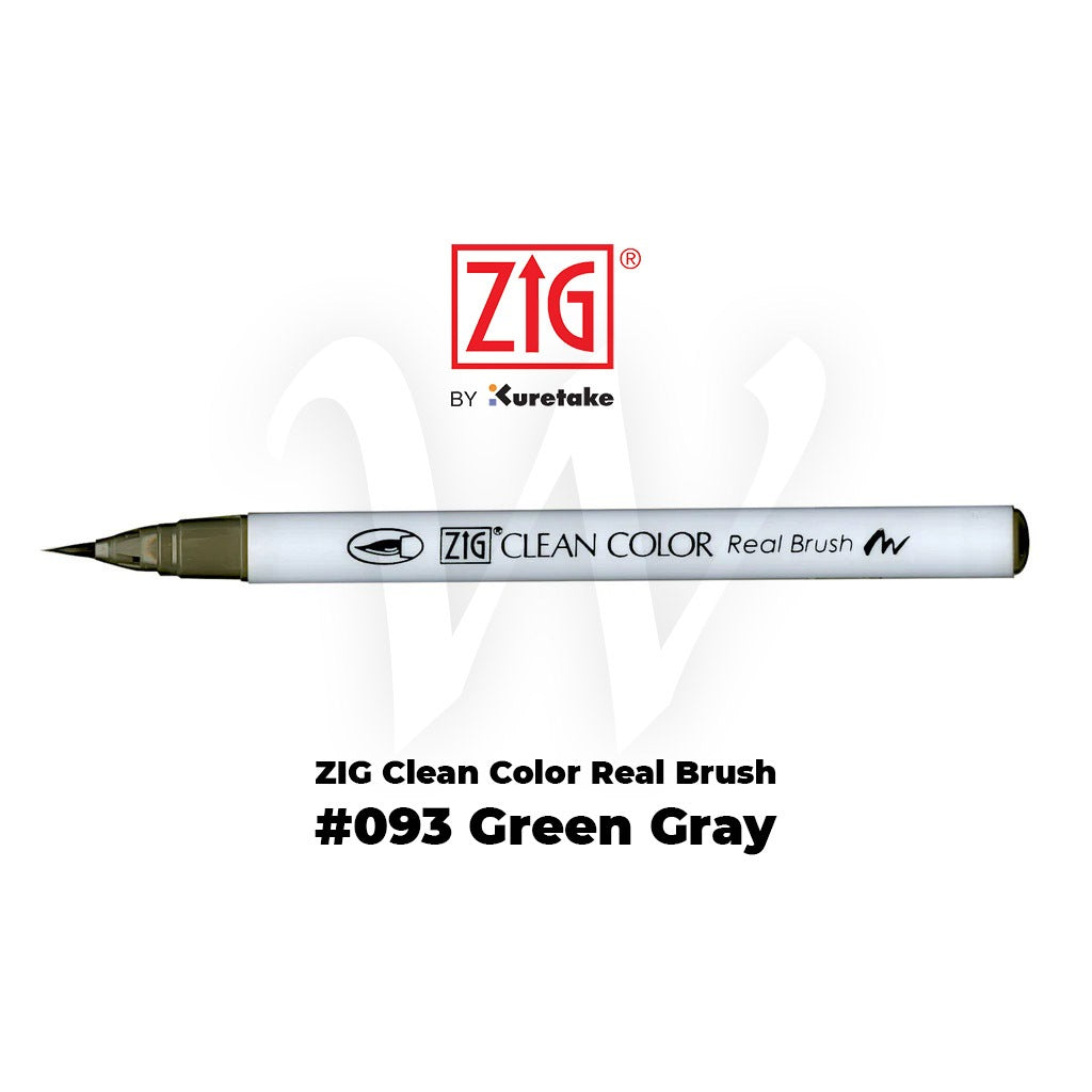 [WESTSTAR] KURETAKE ZIG Clean Color Real Brush Pen Water Color Brush Pen (Single Pc)