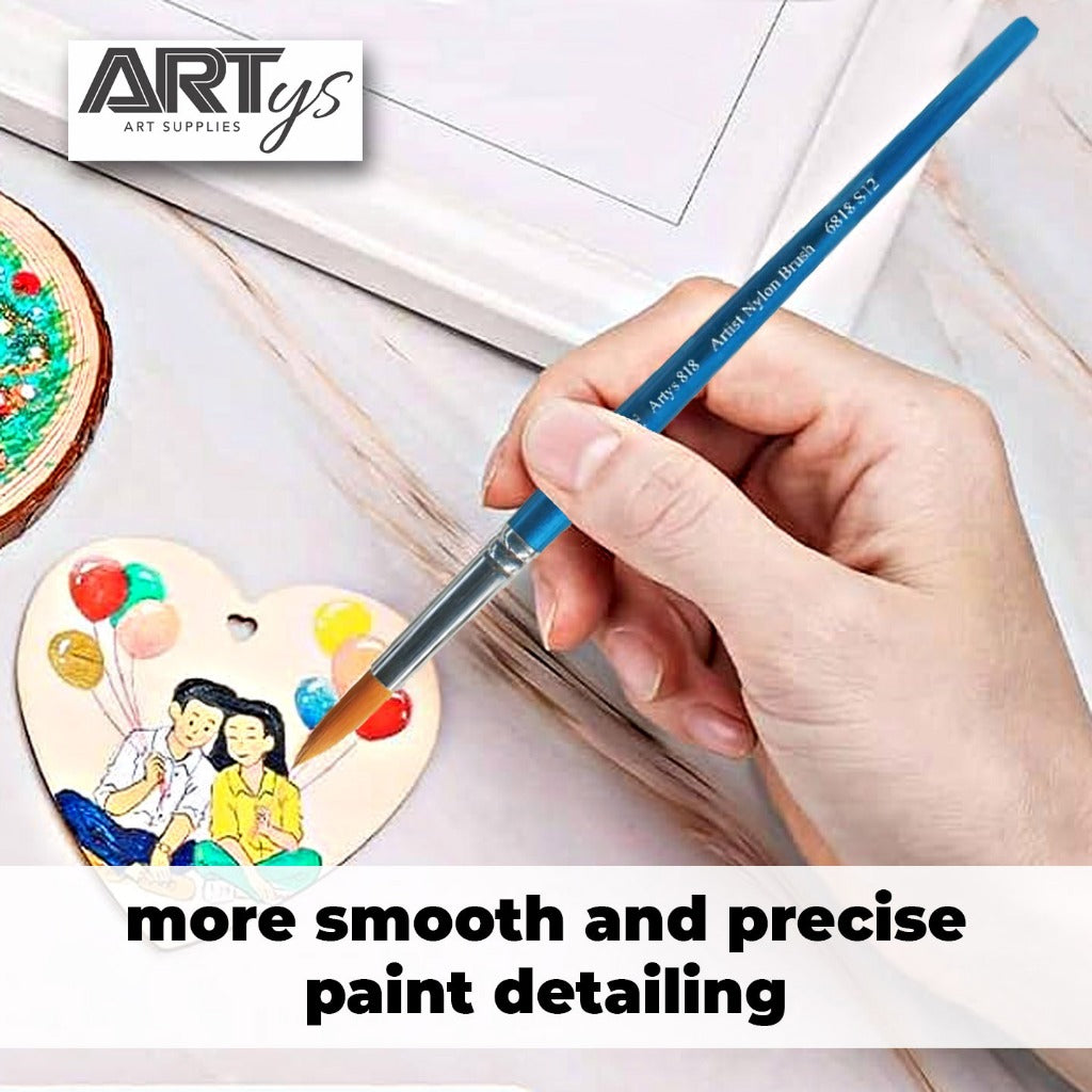 ARTYS 818-S High Quality Nylon Brush Round Watercolour Brush Painting Brush