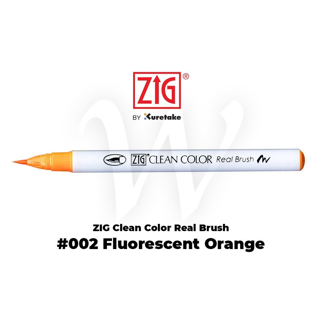 [WESTSTAR] KURETAKE ZIG Clean Color Real Brush Pen Water Color Brush Pen (Single Pc)