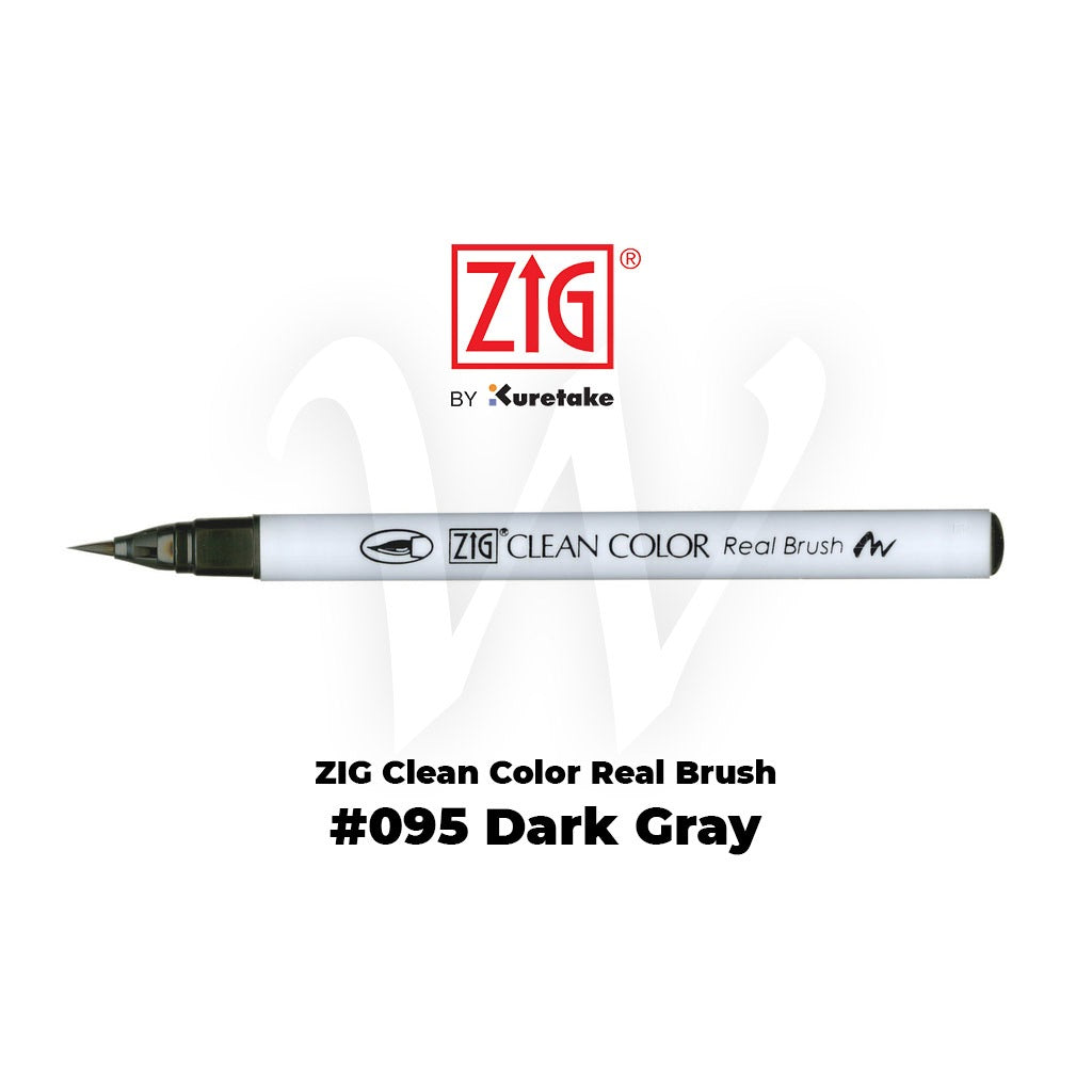 [WESTSTAR] KURETAKE ZIG Clean Color Real Brush Pen Water Color Brush Pen (Single Pc)