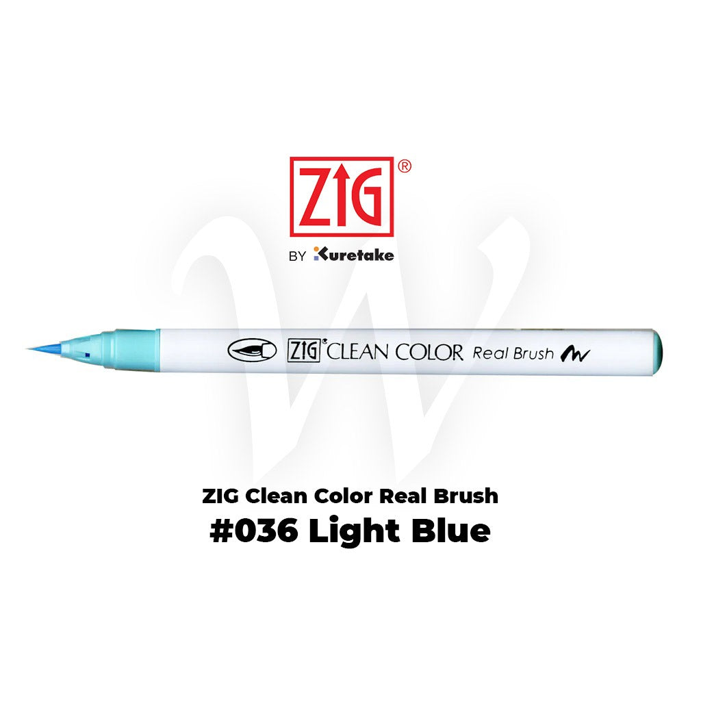 [WESTSTAR] KURETAKE ZIG Clean Color Real Brush Pen Water Color Brush Pen (Single Pc)