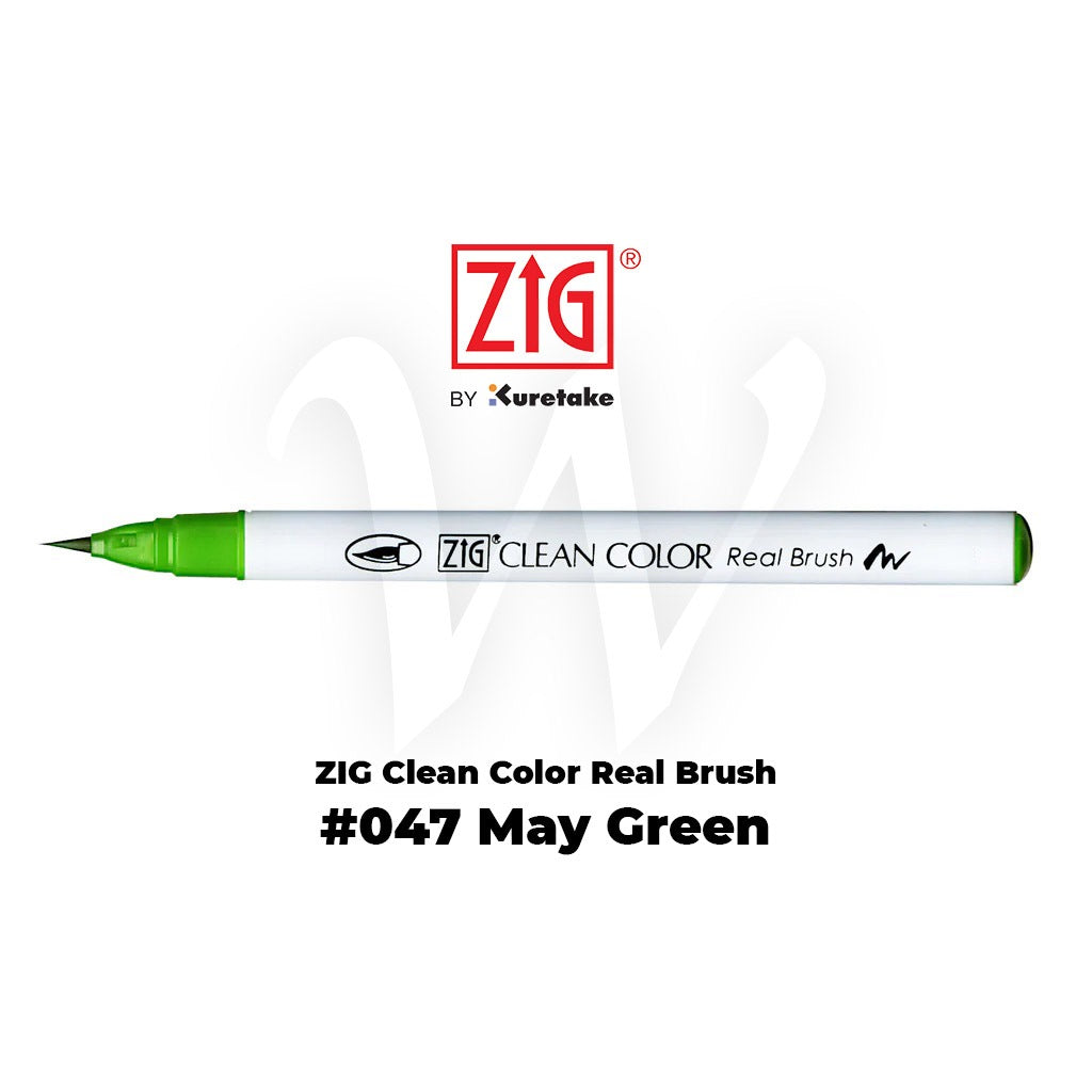 [WESTSTAR] KURETAKE ZIG Clean Color Real Brush Pen Water Color Brush Pen (Single Pc)