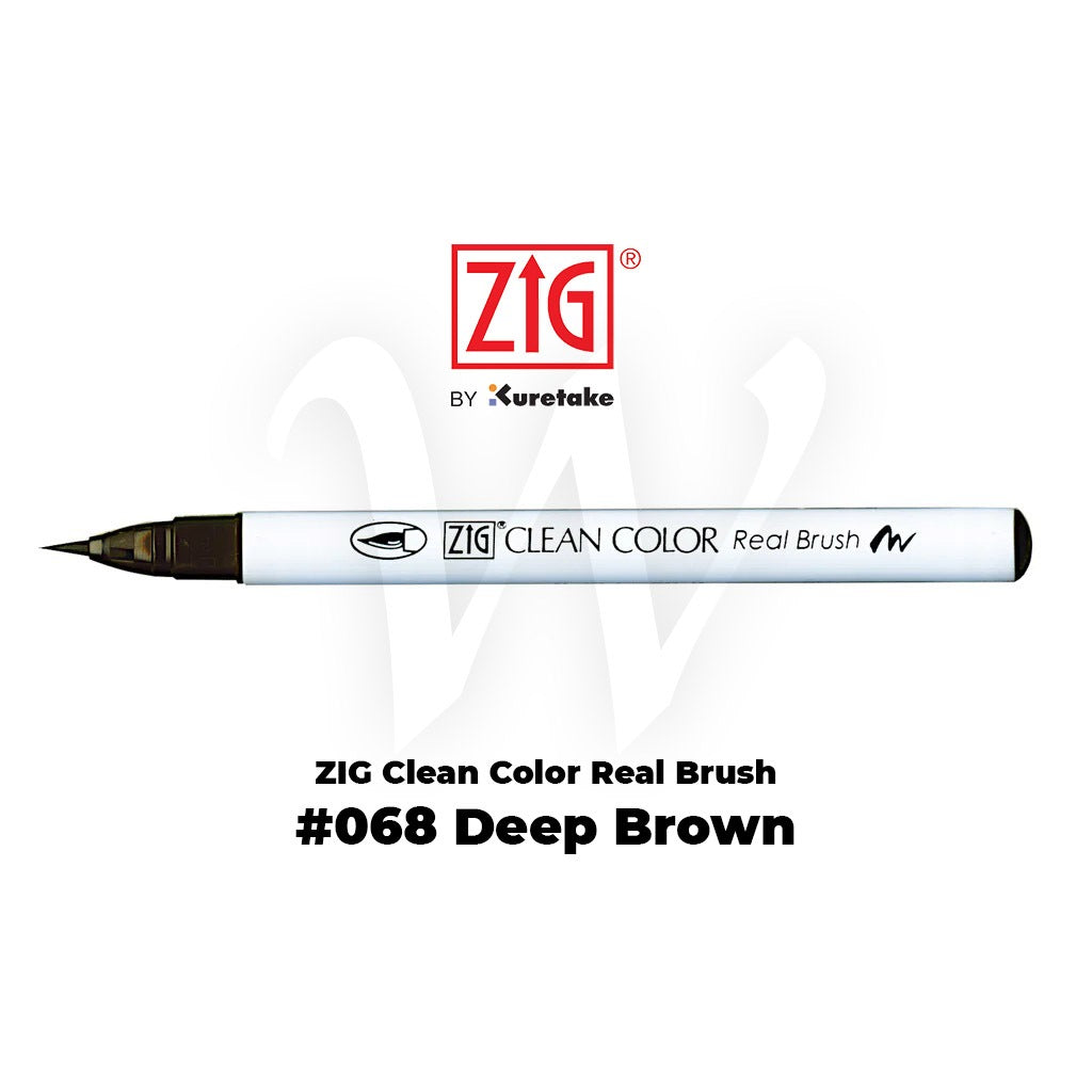 [WESTSTAR] KURETAKE ZIG Clean Color Real Brush Pen Water Color Brush Pen (Single Pc)