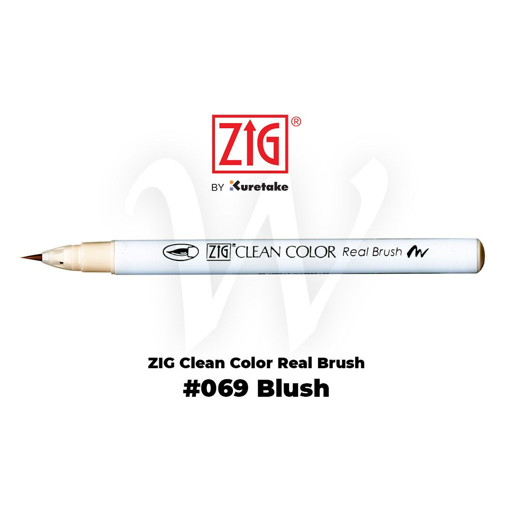 [WESTSTAR] KURETAKE ZIG Clean Color Real Brush Pen Water Color Brush Pen (Single Pc)