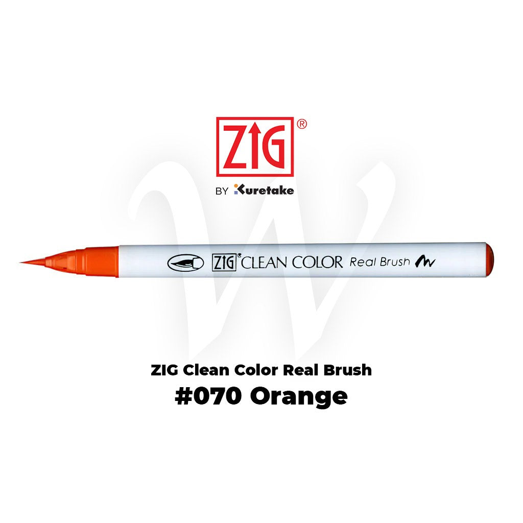 [WESTSTAR] KURETAKE ZIG Clean Color Real Brush Pen Water Color Brush Pen (Single Pc)