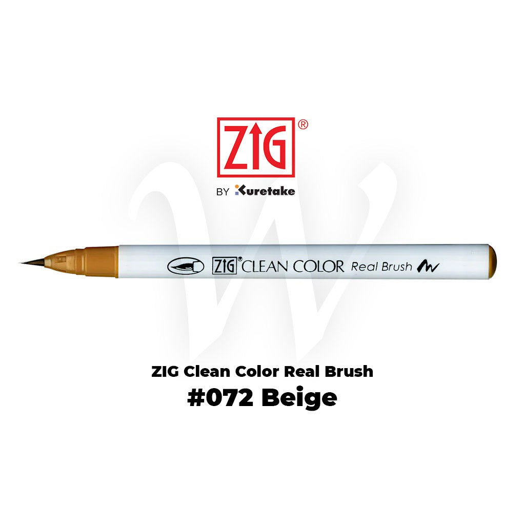 [WESTSTAR] KURETAKE ZIG Clean Color Real Brush Pen Water Color Brush Pen (Single Pc)