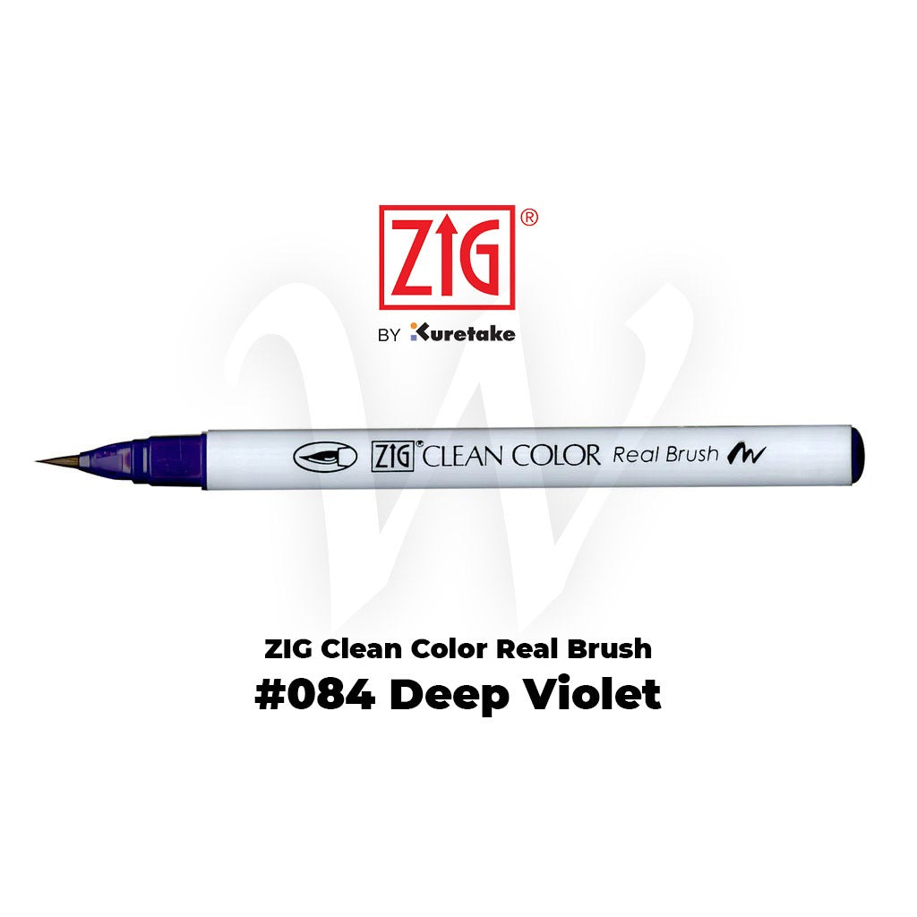 [WESTSTAR] KURETAKE ZIG Clean Color Real Brush Pen Water Color Brush Pen (Single Pc)