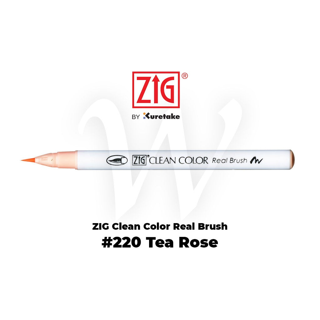 [WESTSTAR] KURETAKE ZIG Clean Color Real Brush Pen Water Color Brush Pen (Single Pc)