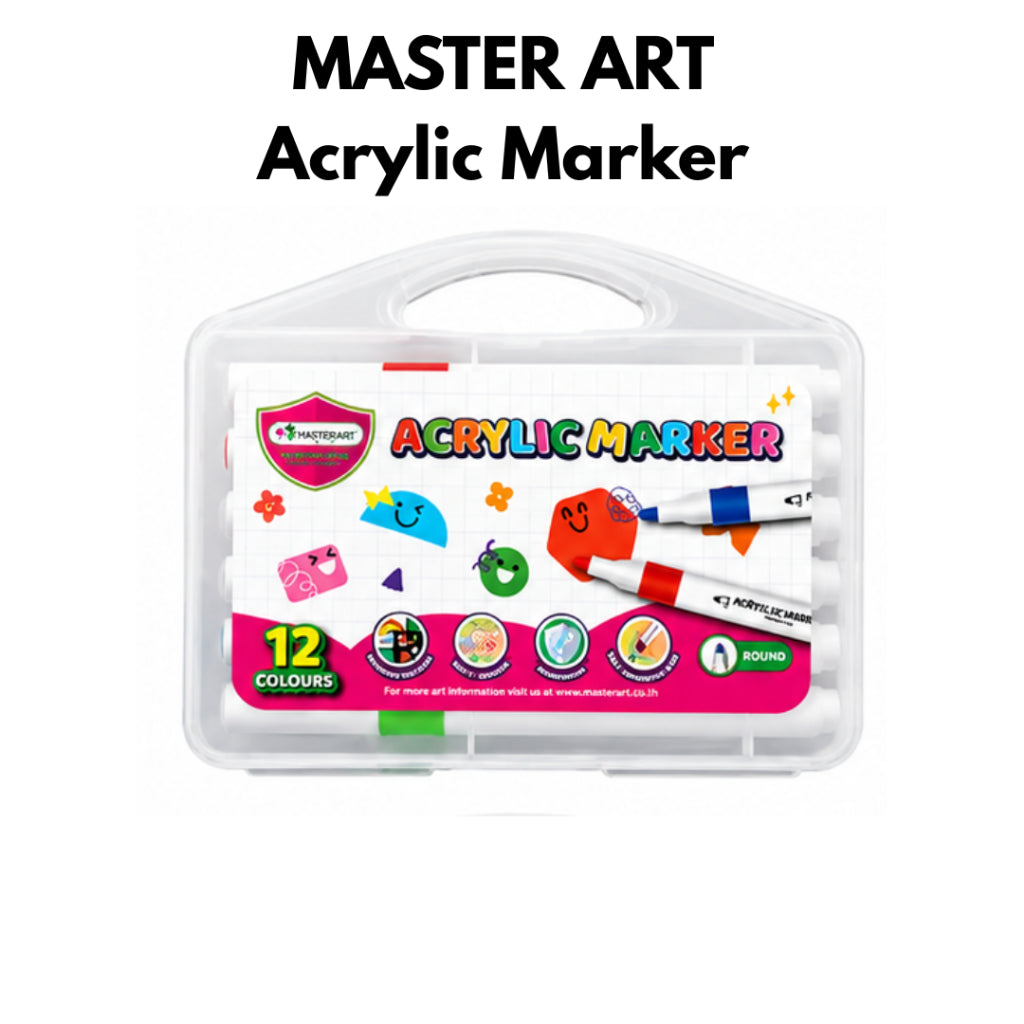[WE-ARTS] Master Art Round Acrylic Marker (12c/24c/36c)