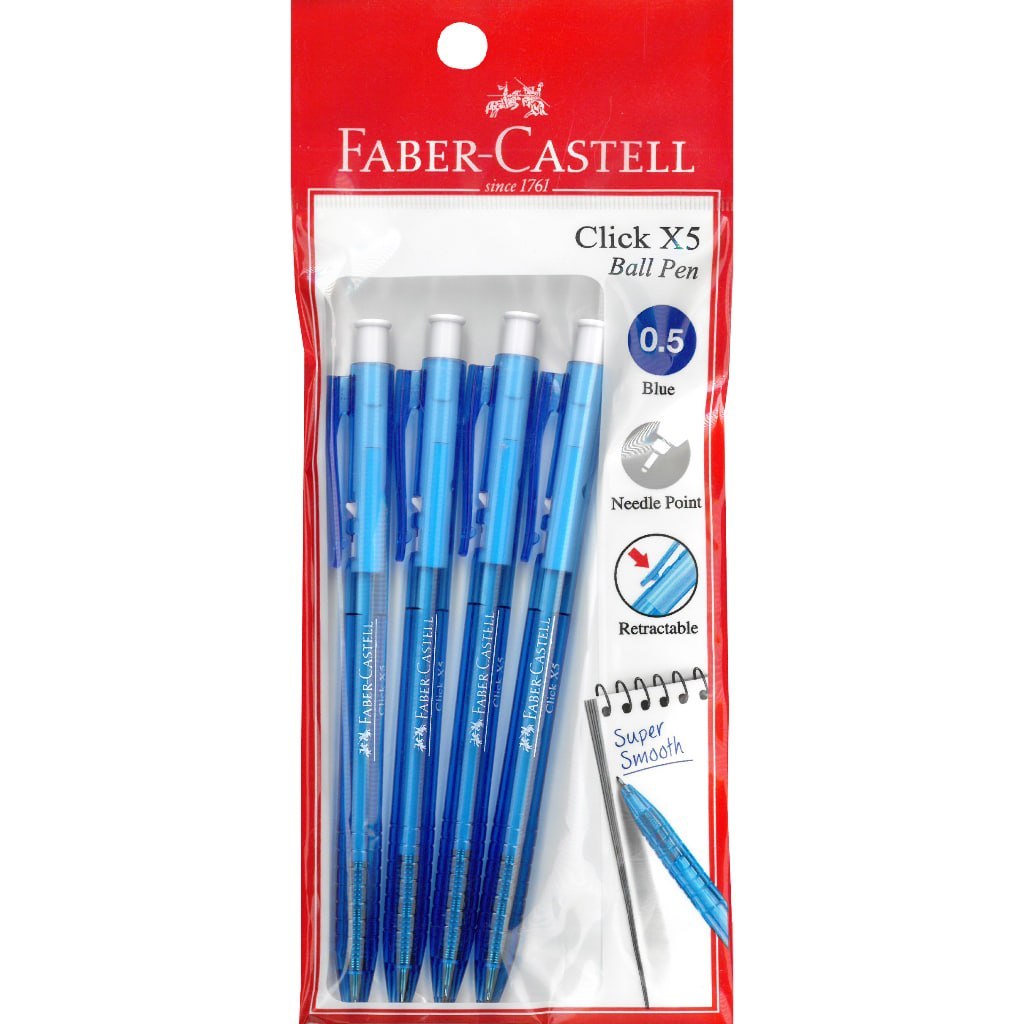 [WE-ARTS] Faber-Castell Click X7/X5 Ball Pen Click X5 X7