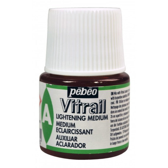 [WE-ARTS] PEBEO Vitrail Medium 45ml Lightening Medium, Matt Medium , Glitter Medium Vitrail Medium 45ml