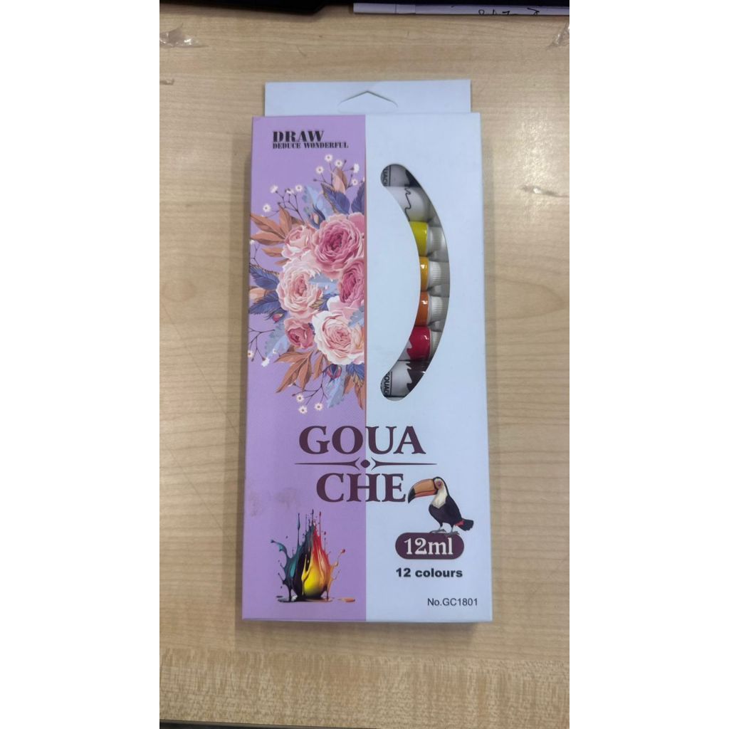 Acrylic Paint Set Watercolour Paint Gouache Paint Set Oil Paint Set of 12c x 12ml
