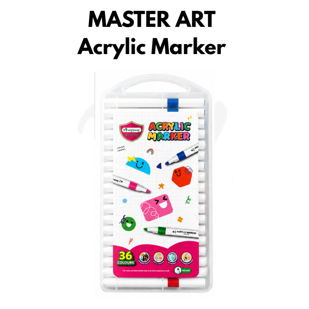 [WE-ARTS] Master Art Round Acrylic Marker (12c/24c/36c)