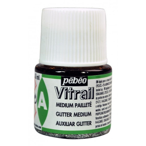 [WE-ARTS] PEBEO Vitrail Medium 45ml Lightening Medium, Matt Medium , Glitter Medium Vitrail Medium 45ml