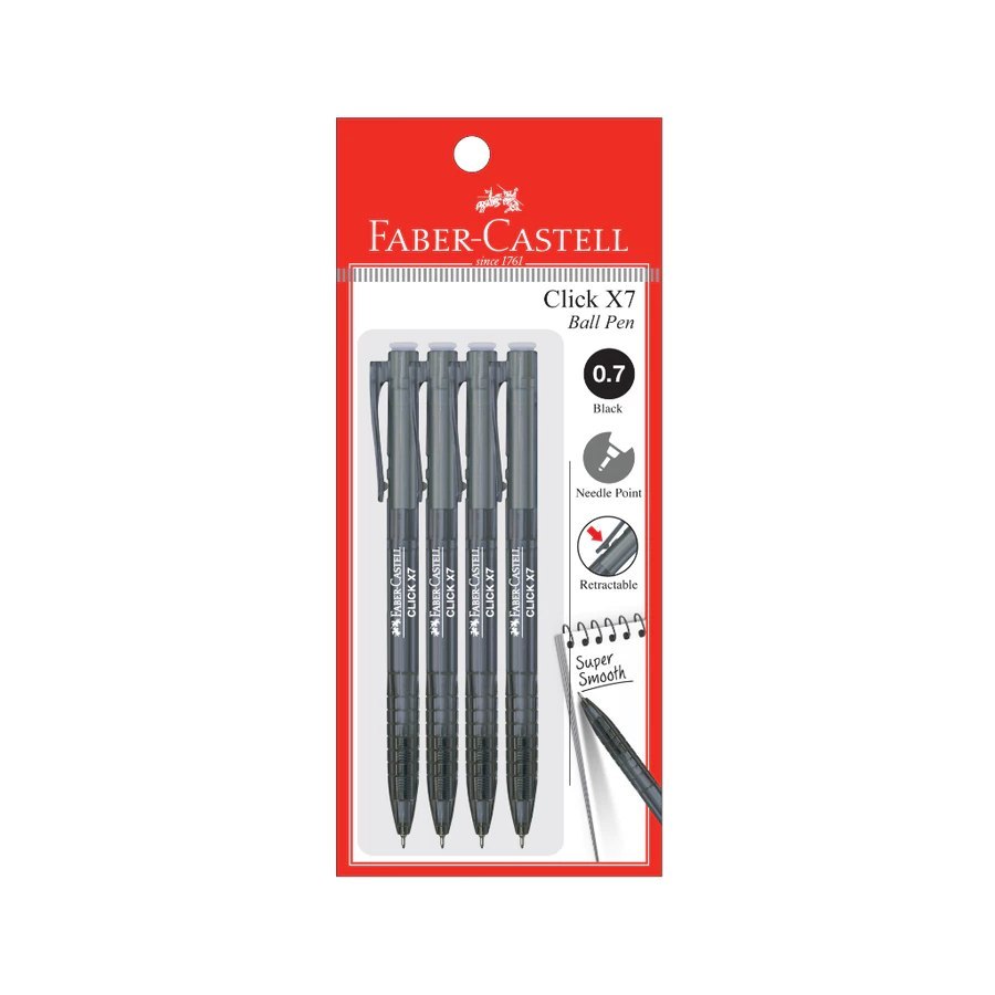 [WE-ARTS] Faber-Castell Click X7/X5 Ball Pen Click X5 X7