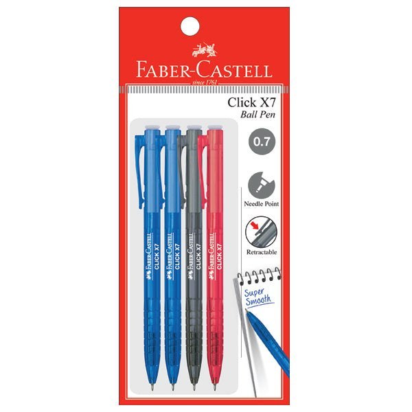 [WE-ARTS] Faber-Castell Click X7/X5 Ball Pen Click X5 X7