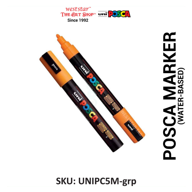 Uni POSCA Marker, Water-Based Marker (PC-5M)