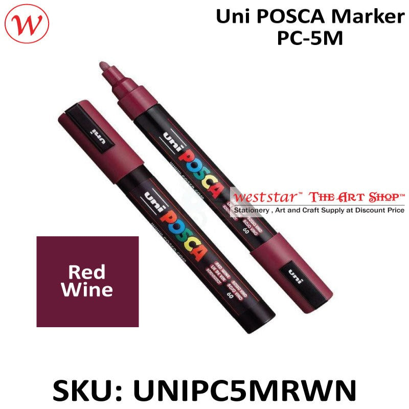 Uni POSCA Marker, Water-Based Marker (PC-5M)