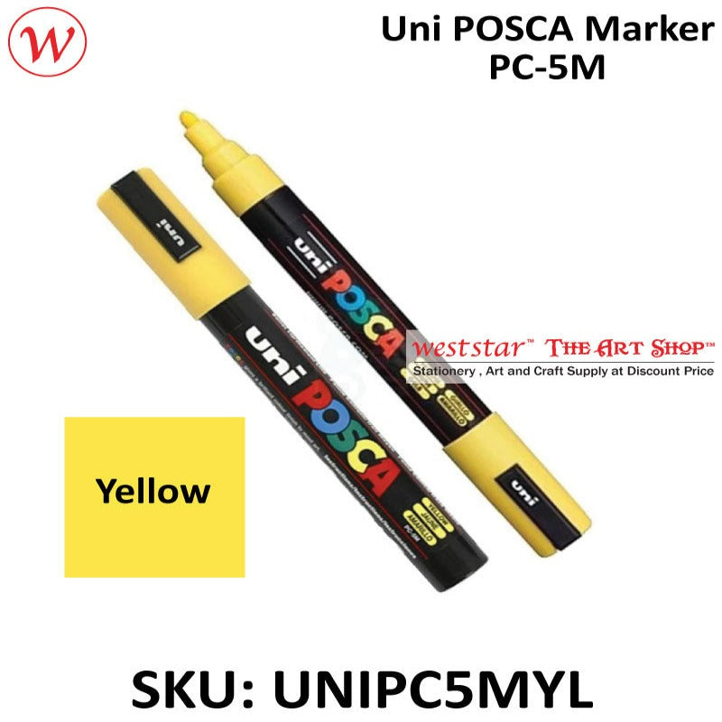 Uni POSCA Marker, Water-Based Marker (PC-5M)