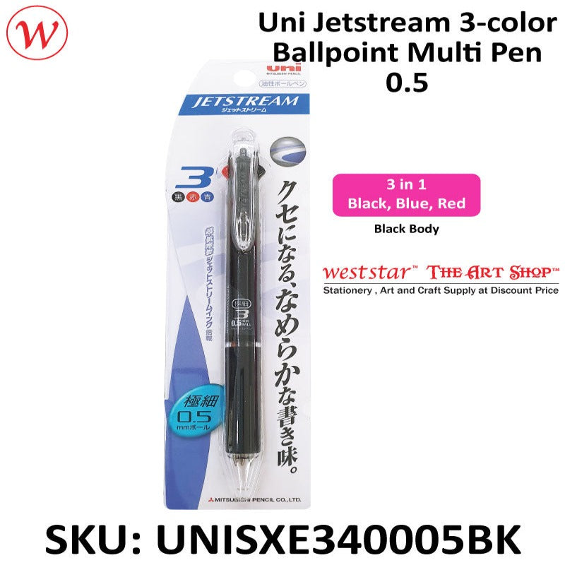 Uni JETSTREAM 3 Color 0.5mm Multi Pen