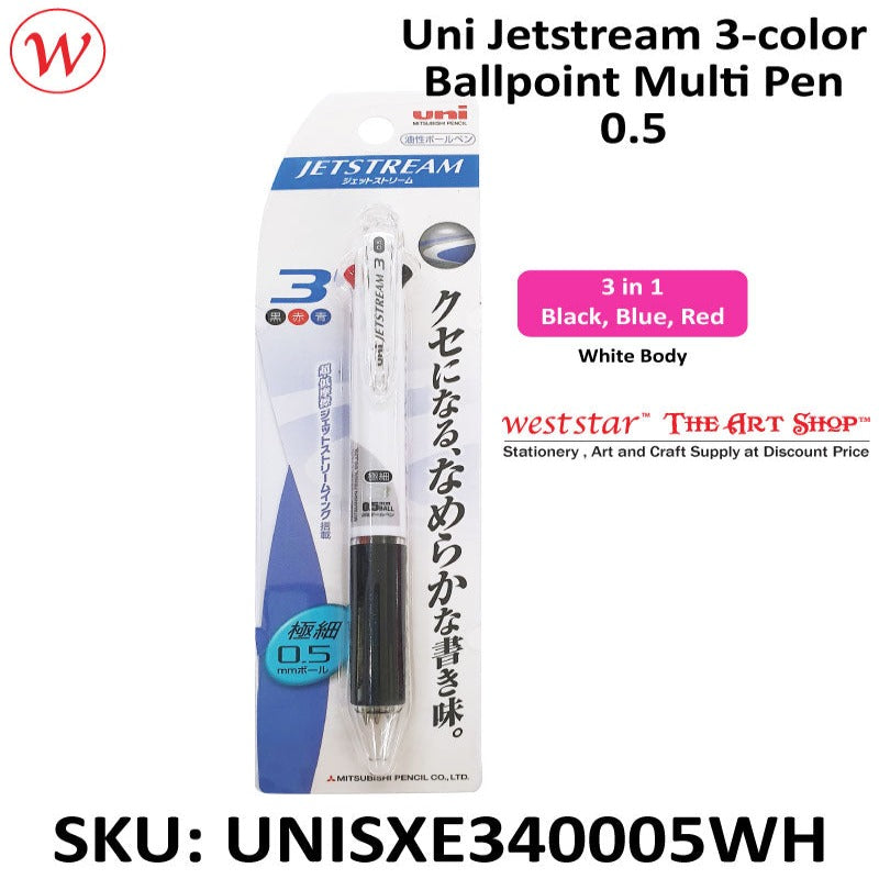 Uni JETSTREAM 3 Color 0.5mm Multi Pen