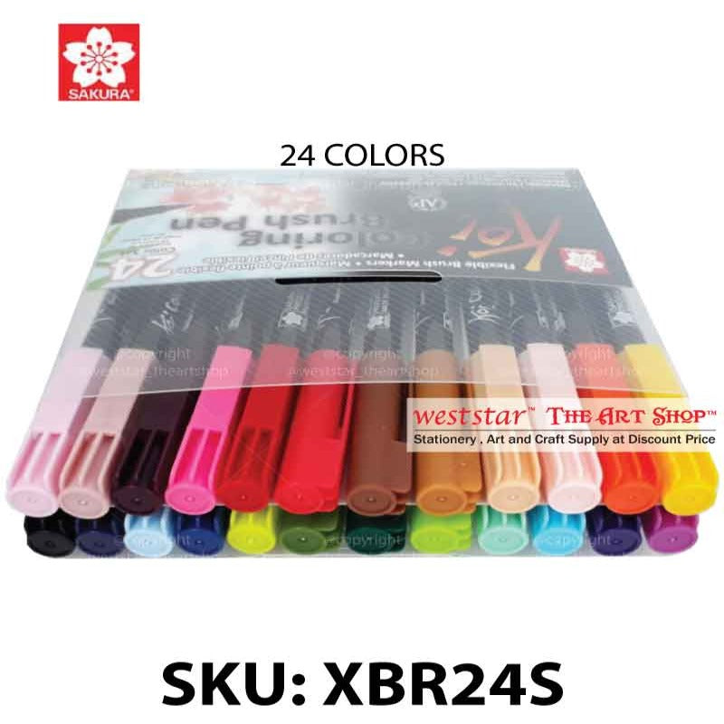 Sakura Koi Color Brush Pen-12s , 24s, 48s