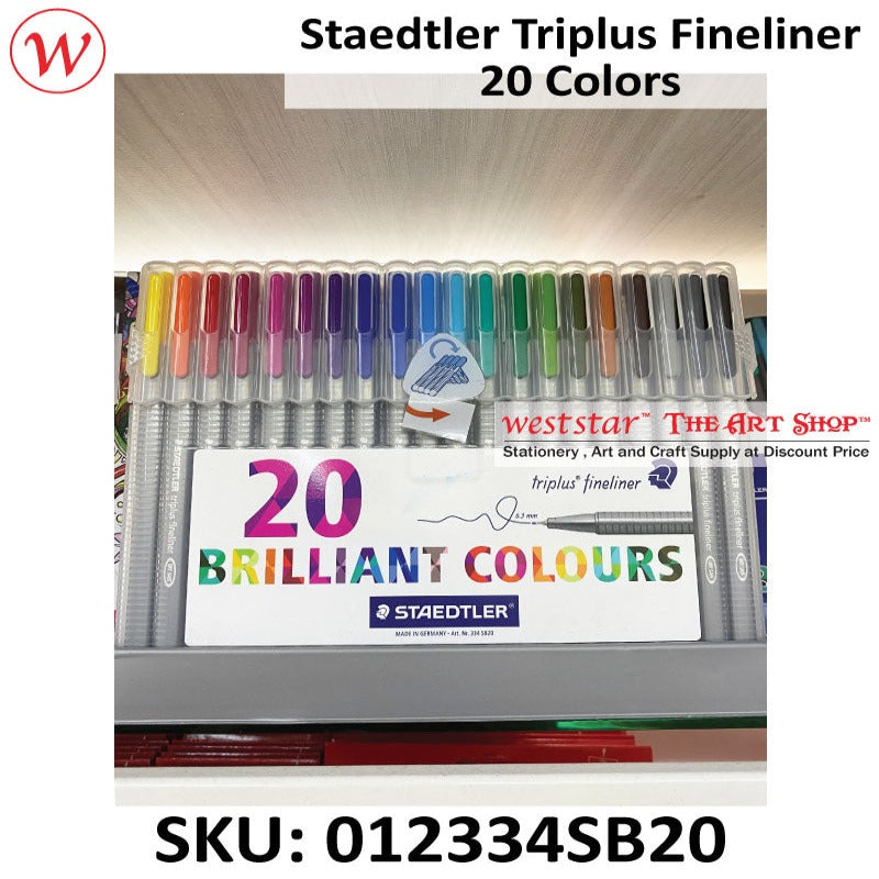 Staedtler Triplus Fineliner (0.3mm) | 20colors