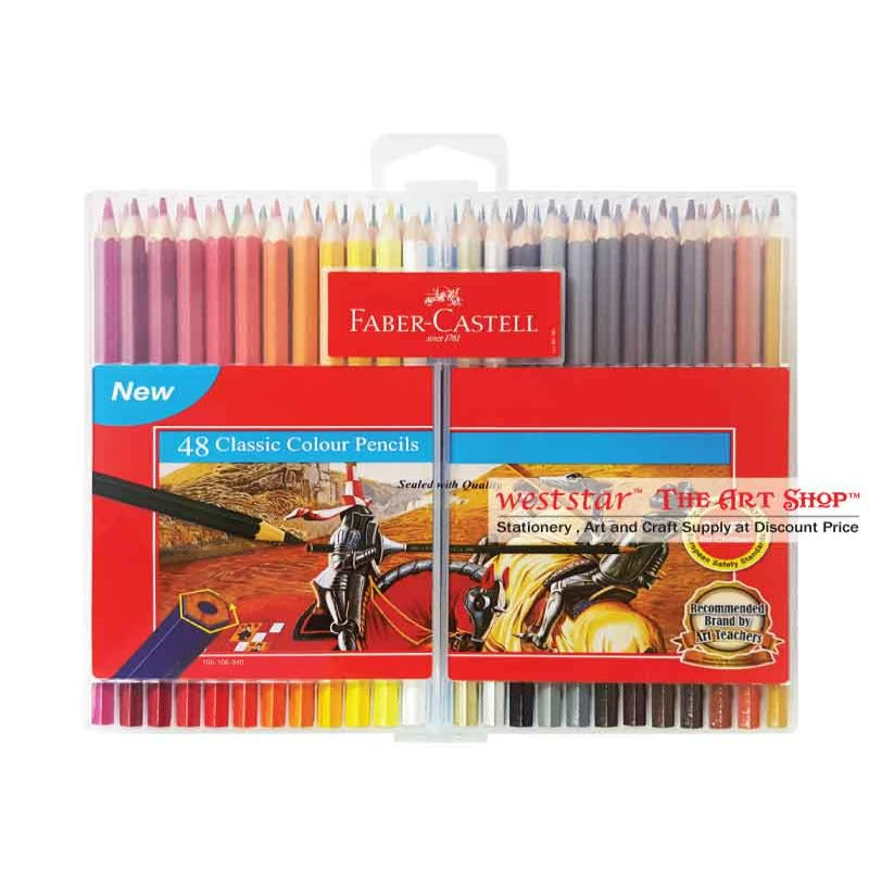 Faber-Castell 48 Color Pencil Slim Flexi