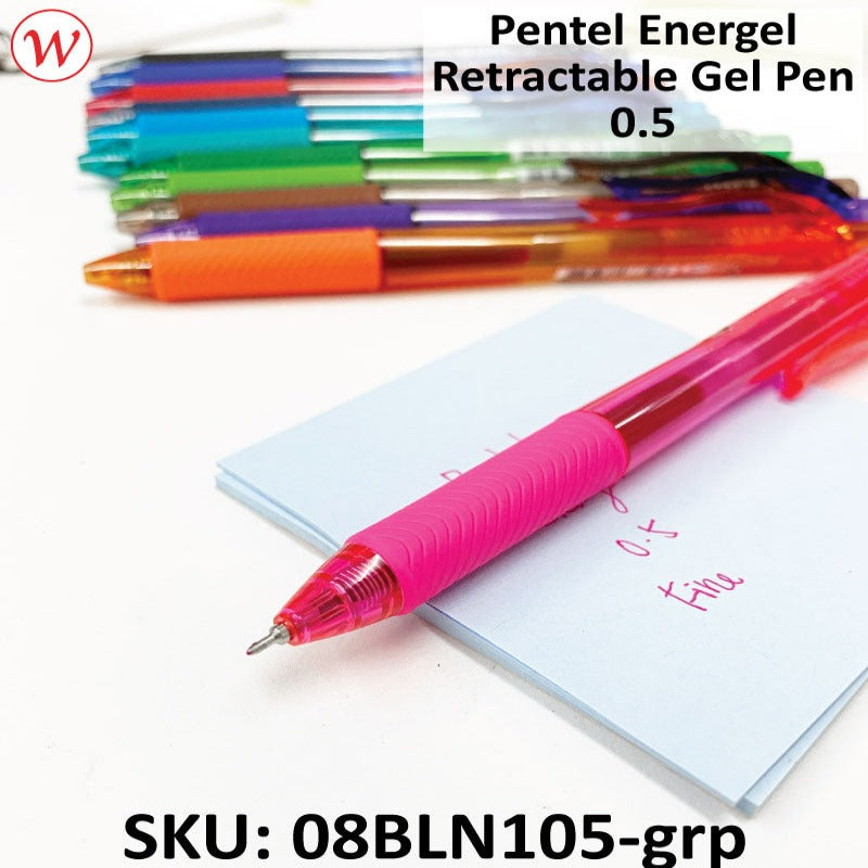 Pentel Energel Retractable Gel Pen (BLN105) | 0.5mm