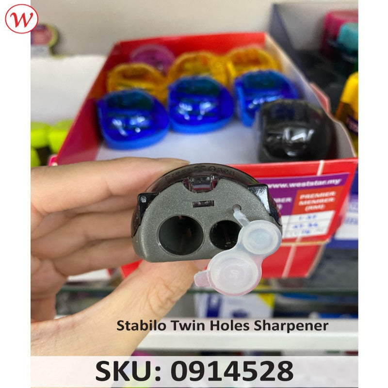 Stabilo 4528 Twin hole Sharpener (Fit Normal & Jumbo)